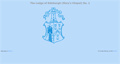 Desktop Screenshot of lodgeofedinburgh.org.uk